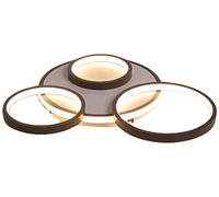 Plafoniera Moderna LED Dimmerabile Ovale Lampada Da Soffitto Per Soggiorno E Camera Con Telecomando Paralume in Acrilico Per Sala Da Pranzo, Bagno Balcone Corridoio Cucina Illuminazione,4heads