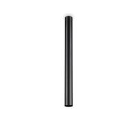 Plafoniera Moderna Look Metallo Nero 1 Luce 7W 3000K Luce Calda H75Cm