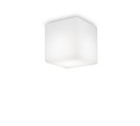 Plafoniera Moderna Luna Alluminio Bianco 1 Luce G9 3W 3000K Luce Calda