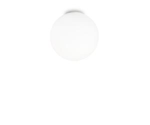 Plafoniera Moderna Mapa Vetro Bianco 1 Luce E27 D40Cm