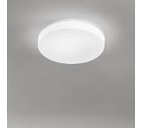 Pastille plafoniera in vetro e metallo bianco opaco LED 24W CCT 3000K 4000K CRI?80 220-240V 50/60Hz 1920Lm d.40cm