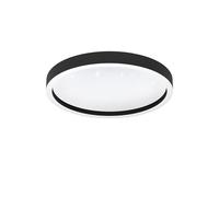 Plafoniera Moderna Montemorelos-Z Alluminio Nero Luce Led Integrato 17,8W