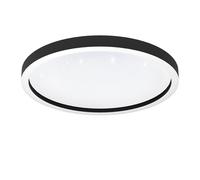 Plafoniera Moderna Montemorelos-Z Alluminio Nero Luce Led Integrato 34,5W [EEK: A++]