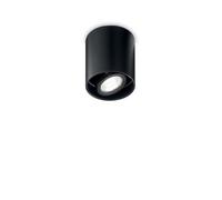 LAMPADA DA SOFFITTO MOOD PL1 D09 ROUND NERO