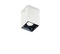 Plafoniera Moderna Nitro Alluminio Bianco Led 10W 3000K Luce Calda