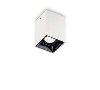 Plafoniera Moderna Nitro Alluminio Bianco Led 10W 3000K Luce Calda