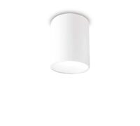 Plafoniera Moderna Nitro Round Alluminio Bianco Led 10W 3000K Luce Calda