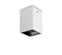 Plafoniera Moderna Nitro Square Alluminio Bianco Led 15W 3000K Luce Calda [EEK: A++]