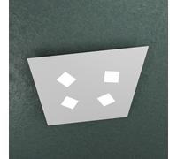 Plafoniera Moderna Note Metallo Grigio 4 Luci Gx53 55Cm [EEK: A++]