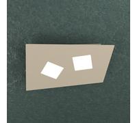 Plafoniera Moderna Note Metallo Sabbia 2 Luci Gx53 35Cm [EEK: A++]