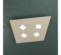 Plafoniera Moderna Note Metallo Sabbia 4 Luci Gx53 55Cm [EEK: A++]