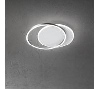 Plafoniera Moderna Orbit Alluminio Bianco Acrilico Grigio Led 43W 3000K [EEK: A++]