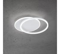 Plafoniera Moderna Orbita Metallo Bianco Led 60W 3000K Dimmerabile Ip20