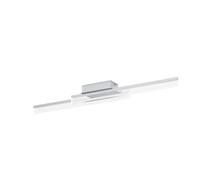 Plafoniera Moderna Palmital Alluminio Cromo 2 Luci Led Integrato 11W [EEK: A++]