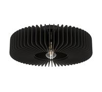 Plafoniera Moderna Palombaia Acciaio Nero Luce E27