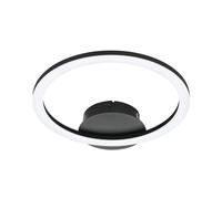 Plafoniera Moderna Parrapos-Z Led Acciaio Nero