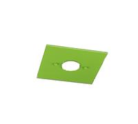 Plafoniera Moderna Path Vetro Verde 1 Luce Gx53 [EEK: A++]