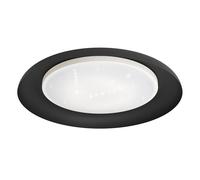 Plafoniera Moderna Penjamo Acciaio Nero 3 Luci Led Integrato 7,3W [EEK: A++]