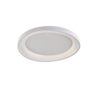 Plafoniera Moderna Perth In Plastica Bianca Con Led Integrato 32W 4000K