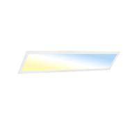 Plafoniera Moderna Piatto Plastica Bianco Led Integrato 24,5W 3000K