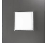 Plafoniera Moderna Plain Vetro Bianco Led 40W Dimmerabile Ip20
