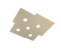 Plafoniera Moderna Plate Metallo Sabbia 5 Luci Gx53 [EEK: A++]