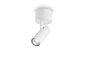 Plafoniera Moderna Play Alluminio Bianco Led 7W 3000K Luce Calda [EEK: A++]
