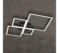 FOUR SQUARES APPLIQUE-PLAFONIERA 70 CM. NERO 1162-70-NE