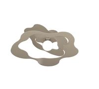 RIPPLES PLAFONIERA D.70 CM. 1 LUCE SABBIA 1158-PL70-SA