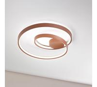 Plafoniera Moderna Ritmo Metallo Cannella Led 55W Dimmerabile Ip20