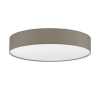 Plafoniera Moderna Romao 3 Acciaio Bianco Luce Led Integrato 36W
