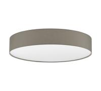 Plafoniera Moderna Romao 3 Acciaio Bianco Luce Led Integrato 36W [EEK: A++]