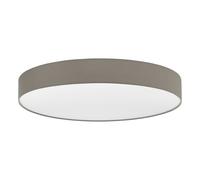 Plafoniera Moderna Romao 3 Acciaio Bianco Luce Led Integrato 54W [EEK: A++]