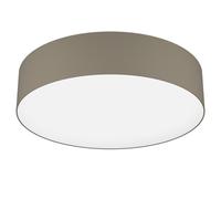 Plafoniera Moderna Romao-Z Acciaio Bianco Luce Led Integrato 35W Ip20