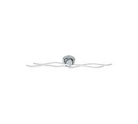 Plafoniera Moderna Roncade Led Alluminio Cromo
