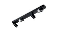 LAMPADA DA SOFFITTO RUDY PL4 NERO