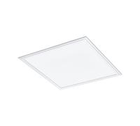 Plafoniera Moderna Salobrena 1 Alluminio Bianco Luce Led Integrato 21,5W
