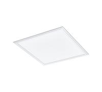 Plafoniera Moderna Salobrena 1 Alluminio Bianco Luce Led Integrato 21,5W