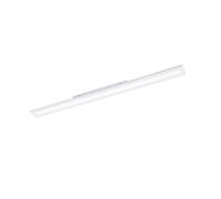 Plafoniera Moderna Salobrena 1 Alluminio Bianco Luce Led Integrato 38W