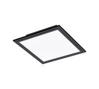 Plafoniera Moderna Salobrena 1 Alluminio Nero Luce Led Integrato 14W [EEK: A++]