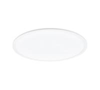 Plafoniera Moderna Sarsina Alluminio Bianco Luce Led Integrato 36W [EEK: A++]