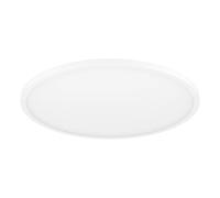 EGLO connect-z Sarsina-Z, Plafoniera LED Smart Home, uso con ZigBee, app e controllo vocale Alexa, luce regolabile bianca calda e fredda, plafoniera dimmerabile in metallo bianco, diametro 60 cm