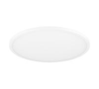 EGLO connect-z Sarsina-Z, Plafoniera LED Smart Home, uso con ZigBee, app e controllo vocale Alexa, luce regolabile bianca calda e fredda, plafoniera dimmerabile in metallo bianco, diametro 60 cm