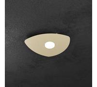 Plafoniera Moderna Shape Metallo Sabbia 1 Luce Gx53
