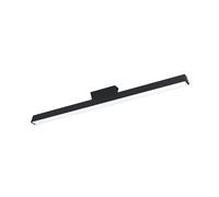 Plafoniera Moderna Simolaris-Z Grande Led Alluminio Nero