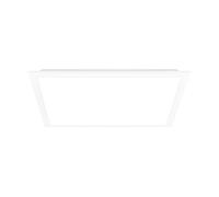Plafoniera Moderna Simple Metallo Bianco Led Integrato 24W 4000K Ip44 [EEK: A++]