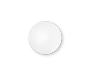 Plafoniera Moderna Simply Vetro Bianco 1 Luce E27