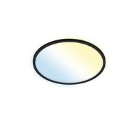 Plafoniera Moderna Slim Brilo Smart Plastica Nero Led 22W 3000K [EEK: A++]