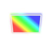 Plafoniera Moderna Slim Plastica 42Cm Bianco Led Integrato 22W 4000K [EEK: A++]