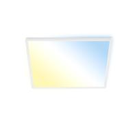 Plafoniera Moderna Slim Plastica Bianco Led Integrato 22W Da 2700 A 6500K Ip20 [EEK: A++]